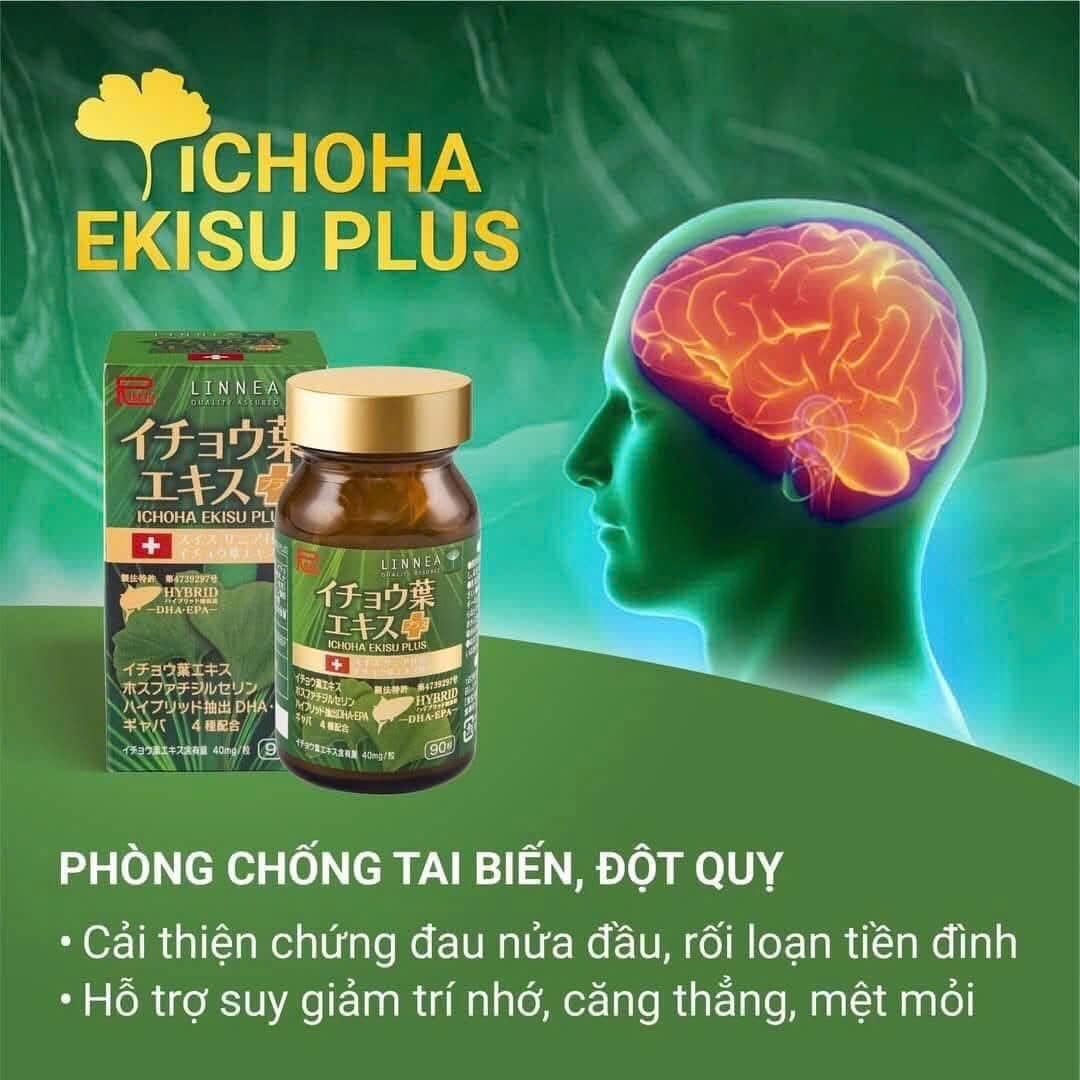 VIÊN UỐNG ICHOHA EKISU PLUS