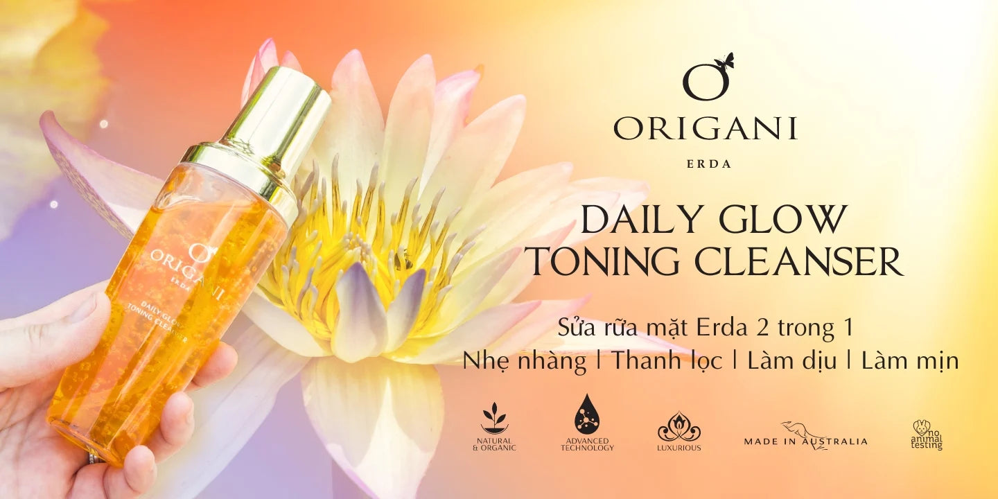 Sữa Rửa Mặt Dịu Nhẹ Origani Erda Daily Glow Toning Cleanser