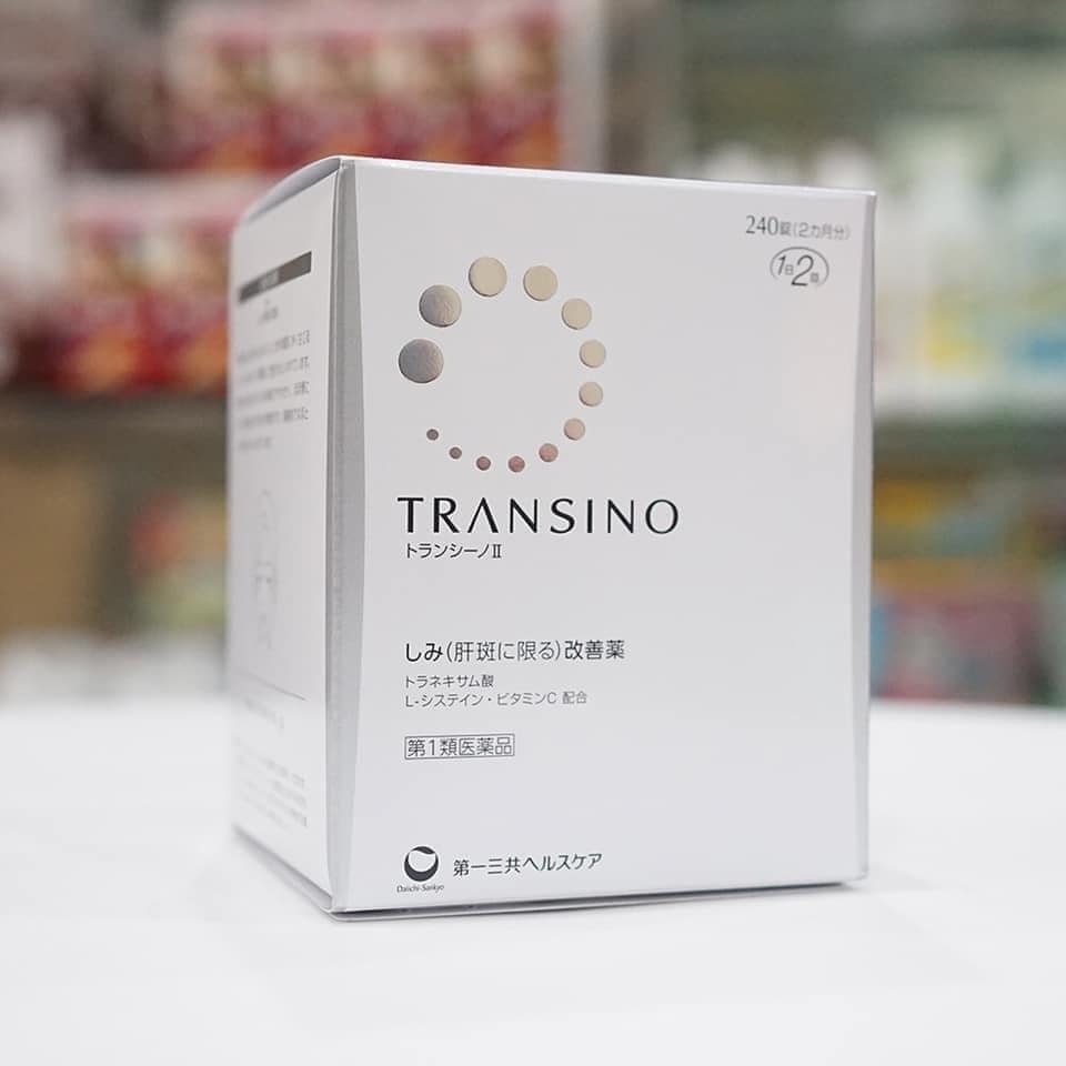 Viên Uống trắng da hỗ trợ trị NÁM TRANSINO 240 viên của Nhật Bản